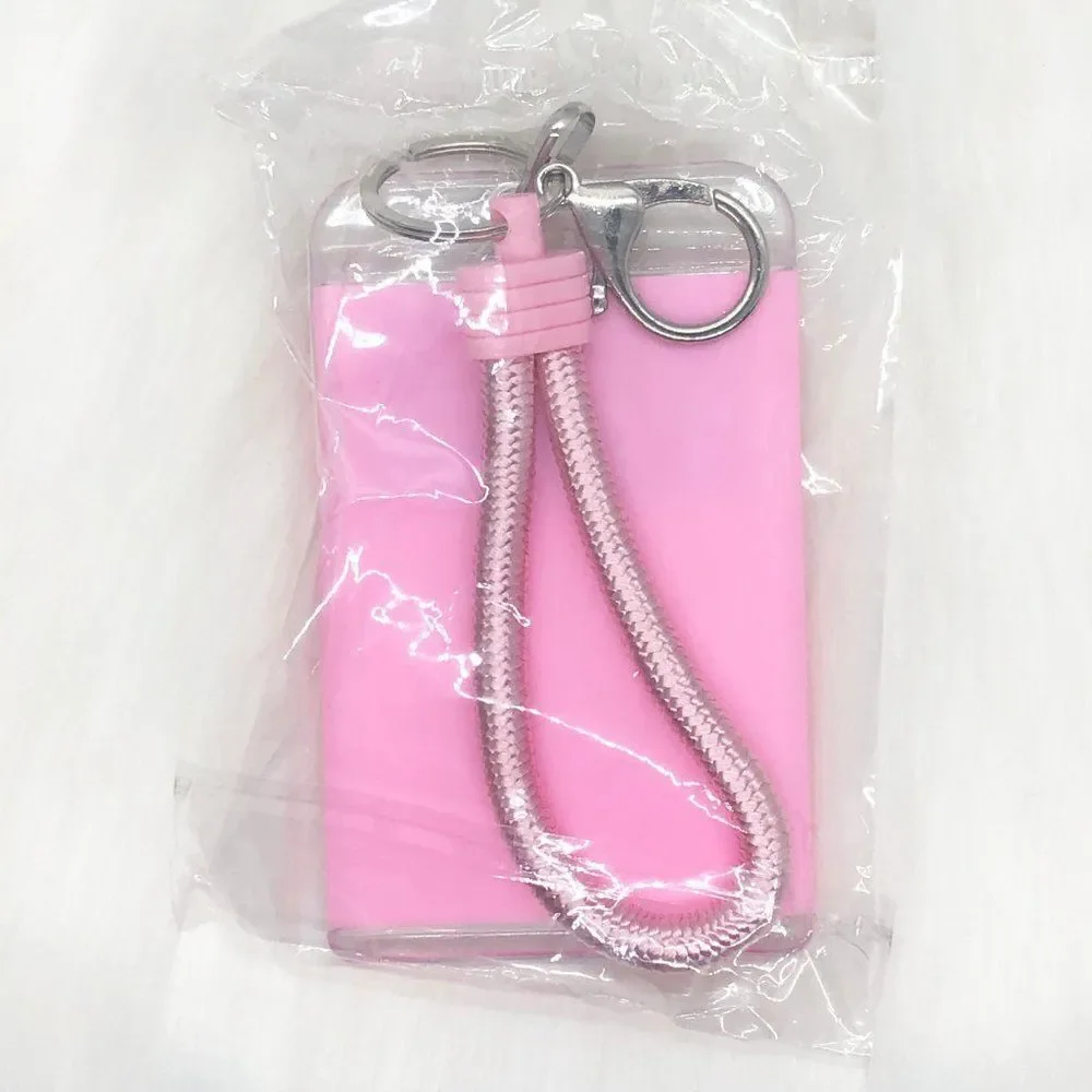 🔮 5/$25 Pastel Pink‎ Plastic Luggage Tag